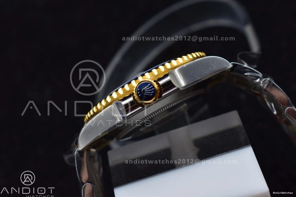 YG Blue 904L King Contemporary Edition Submariner Steel 1129 Ceramic SS 116613 LB Best 1:1 0112